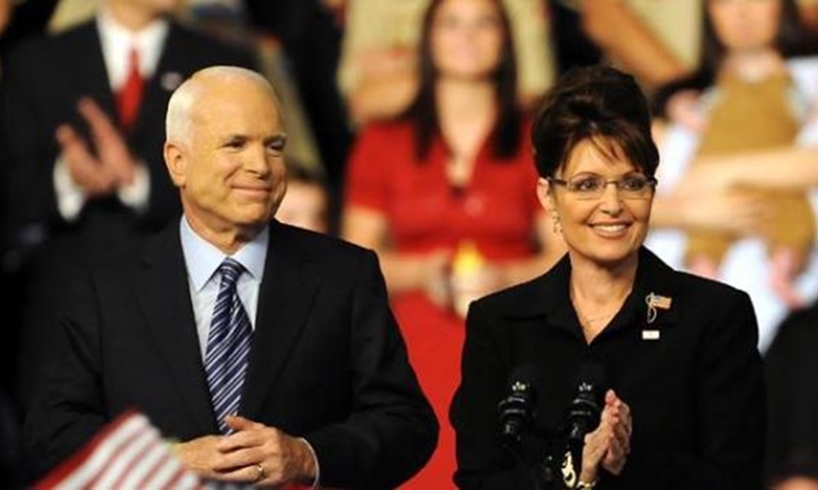 John McCain Sarah Palin Donald Trump