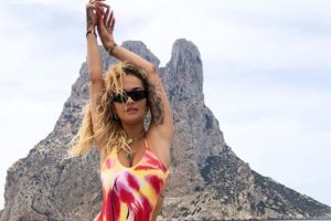 Rita Ora Bikini Vacation Ibiza