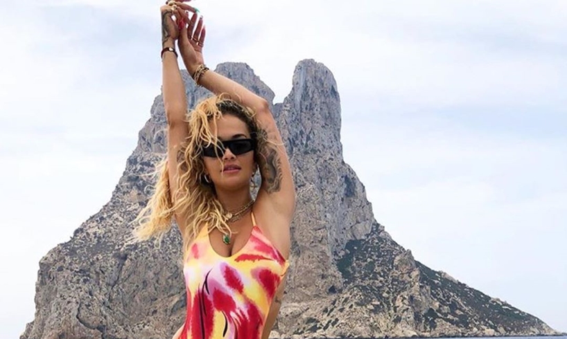 Rita Ora Bikini Vacation Ibiza