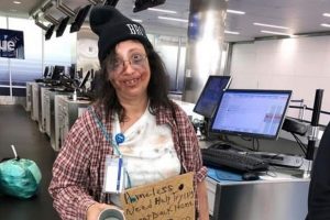 JetBlue Worker Racist Homeless Person Halloween Costume Florida