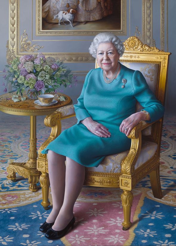 Queen Elizabeth Portrait Miriam Escofet