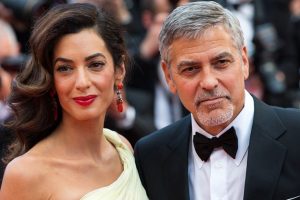 Amal George Clooney Twins Alexander Ella