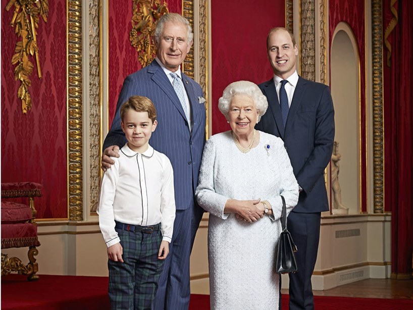 Prince George Charles Queen Elizabeth William Meghan Markle Photo Feud