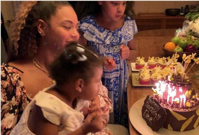 Beyonce Birthday Photos With Children