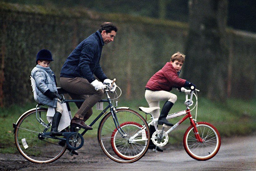 Prince Harry Charles William Bicycle Photo