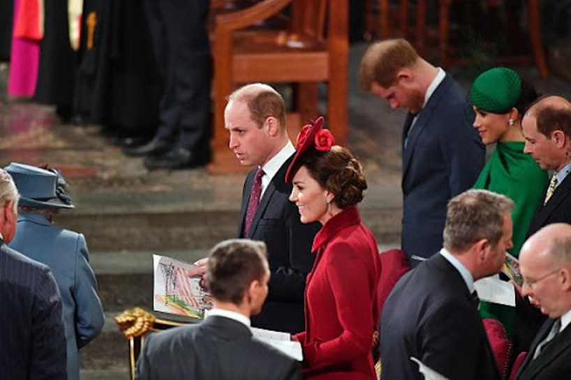 Prince William Kate Middleton Harry Meghan Markle Queen Elizabeth Statement Feud