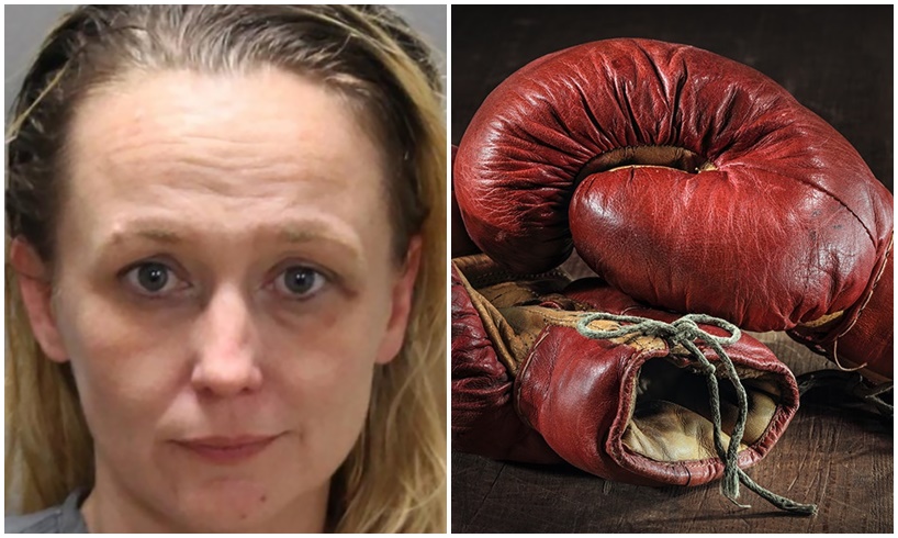 Edith Riddle Mugshot Florida Mom Boxing Glove Navaeh Taylor