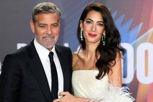 George Clooney Amal The Tender Bar Movie Premiere