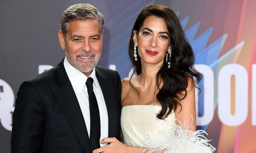 George Clooney Amal The Tender Bar Movie Premiere