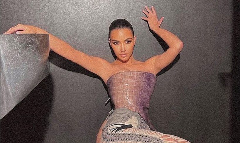 Kim Kardashian SKIMS Underwear Pete Davidson