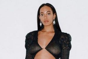 Solange Grandmother Son Adore Baby Mama