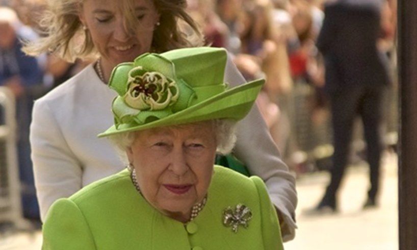 Queen Elizabeth Meghan Markle Archie Fire