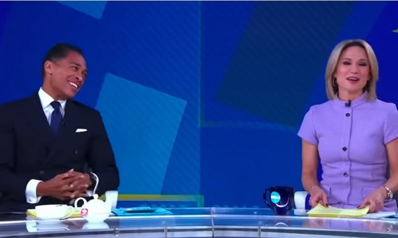 T. J Holmes Amy Robach Good Morning America
