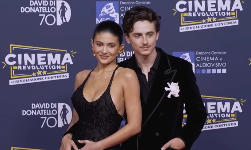 Kylie Jenner Timothée Chalamet Travis Scott Card