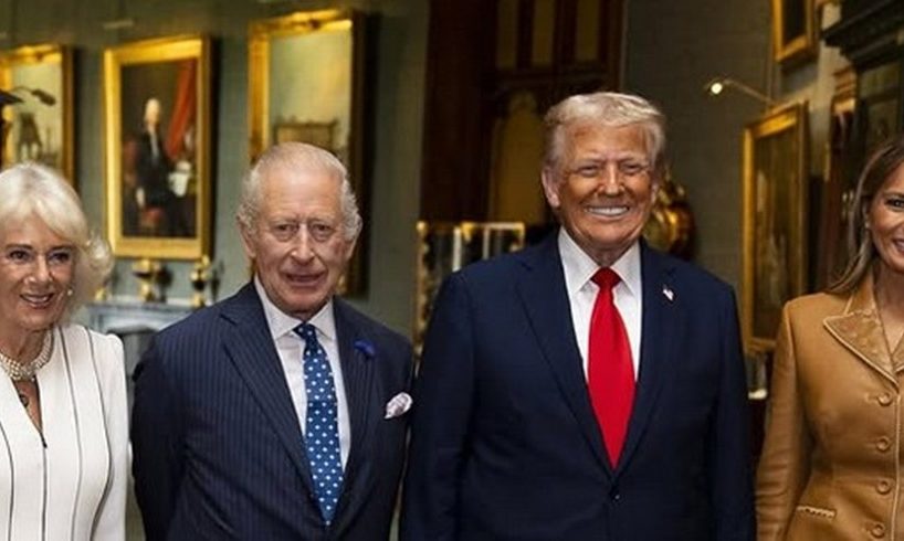 Queen Camilla King Charles Donald Trump Melania Meeting