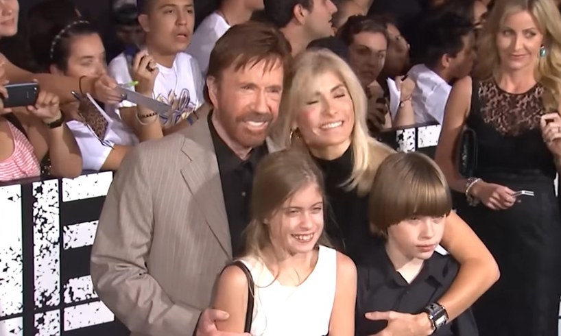 Chuck Norris With His Family
