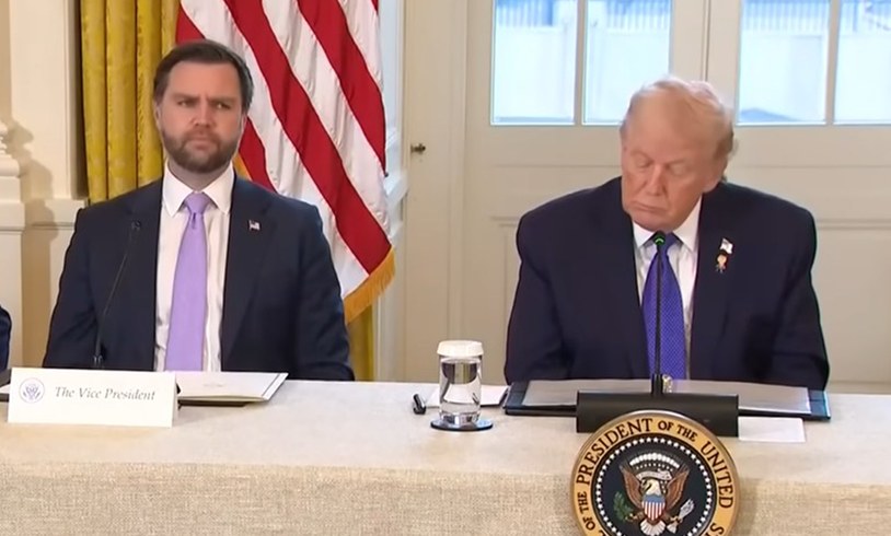 JD Vance Donald Trump Stunt