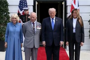 Queen Camilla King Charles Donald Trump Melania Trump White House Visit