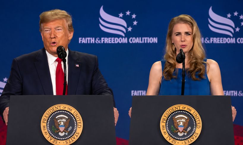 Donald Trump Natalie Harp Human Printer Scandal