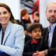 Kate Middleton Prince William Harry Meghan Markle UK Return