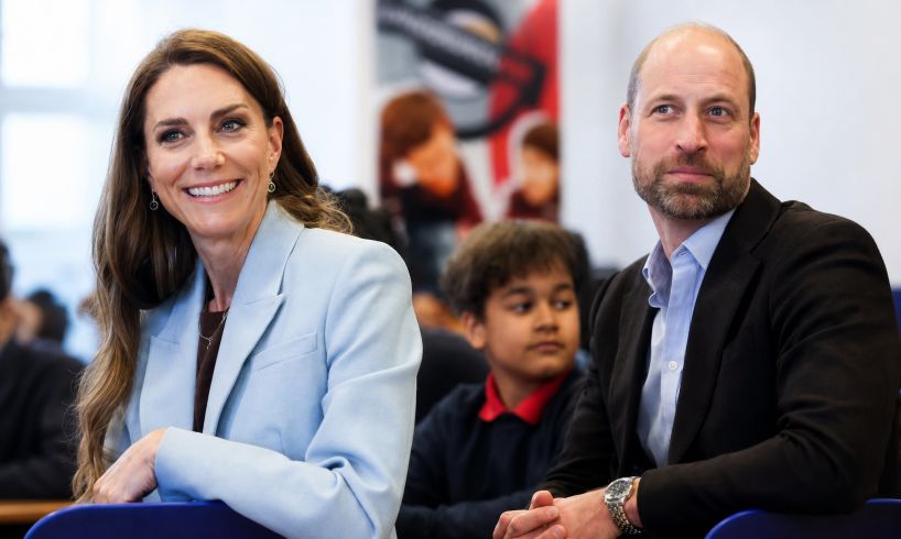 Kate Middleton Prince William Harry Meghan Markle UK Return