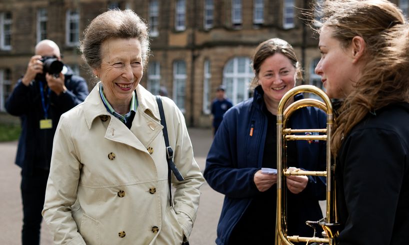 Princess Anne Prince William Harry Warning